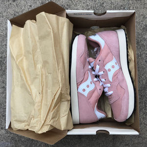 Saucony DXN Trainer Vintage Peach White Size 6.5
